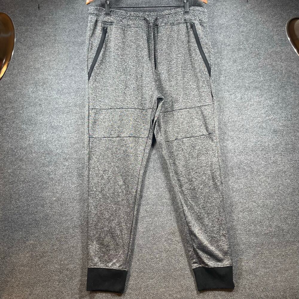 Southpole Jogger Pants Men's XXL Gray Zip Pockets Drawstring Casual Activewear